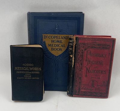 Mills, Gould & Copeland Med & Edu Vols. A trio of medical and educational hardcover volumes 