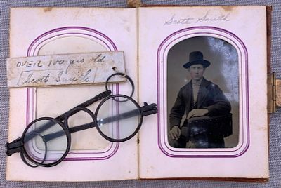 English 18th Century Antique Benjamin Martin Ring End Spectacles from an Early MI/OH Family. Foun 