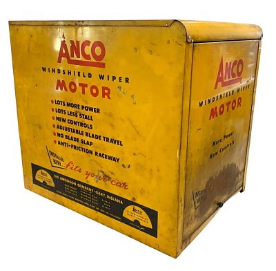 Mid Century ANCO Automobile Repair Shop Metal Service Station Cabinet. 23" x 20 1/2 x 17" 
