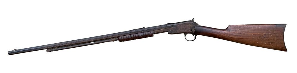 Lot 277: Antique Winchester Repeating Arms Model 1890 Slide-Action .22 Octagonal Barrel Rifle