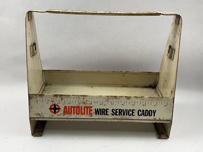 Autolite Wire Caddy, Ford Motor Co. 13.5 x 11.5 x 5.5 inches. An automotive service tool caddy 