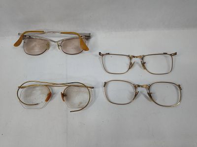 12K Gold-Filled Eyewear & Frames. Eyewear components and partially complete frames from 