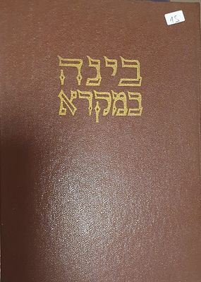 בינה במקרא
הרב יששכר יעקובסון. עברית 
227 עמ' 
מצב טוב מאד