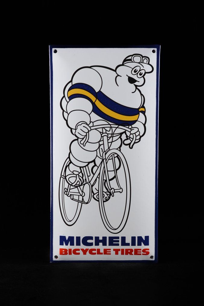 Lot 157: Michelin "Bibendum man"- traditional technique of manufacturing, beautiful strong relief

plaque emaille