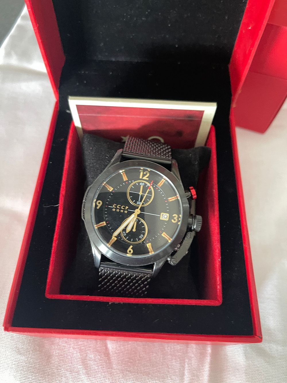 Lot 183: CCCP Chronograph Men's Chain Strap Very Collectable