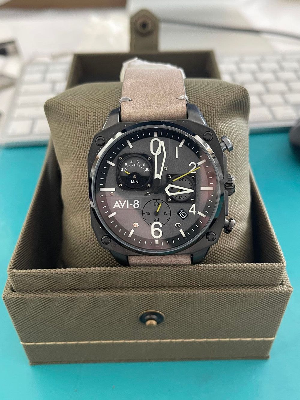 Lot 195: Avi-8 men's chronograph watch NO RESERVE