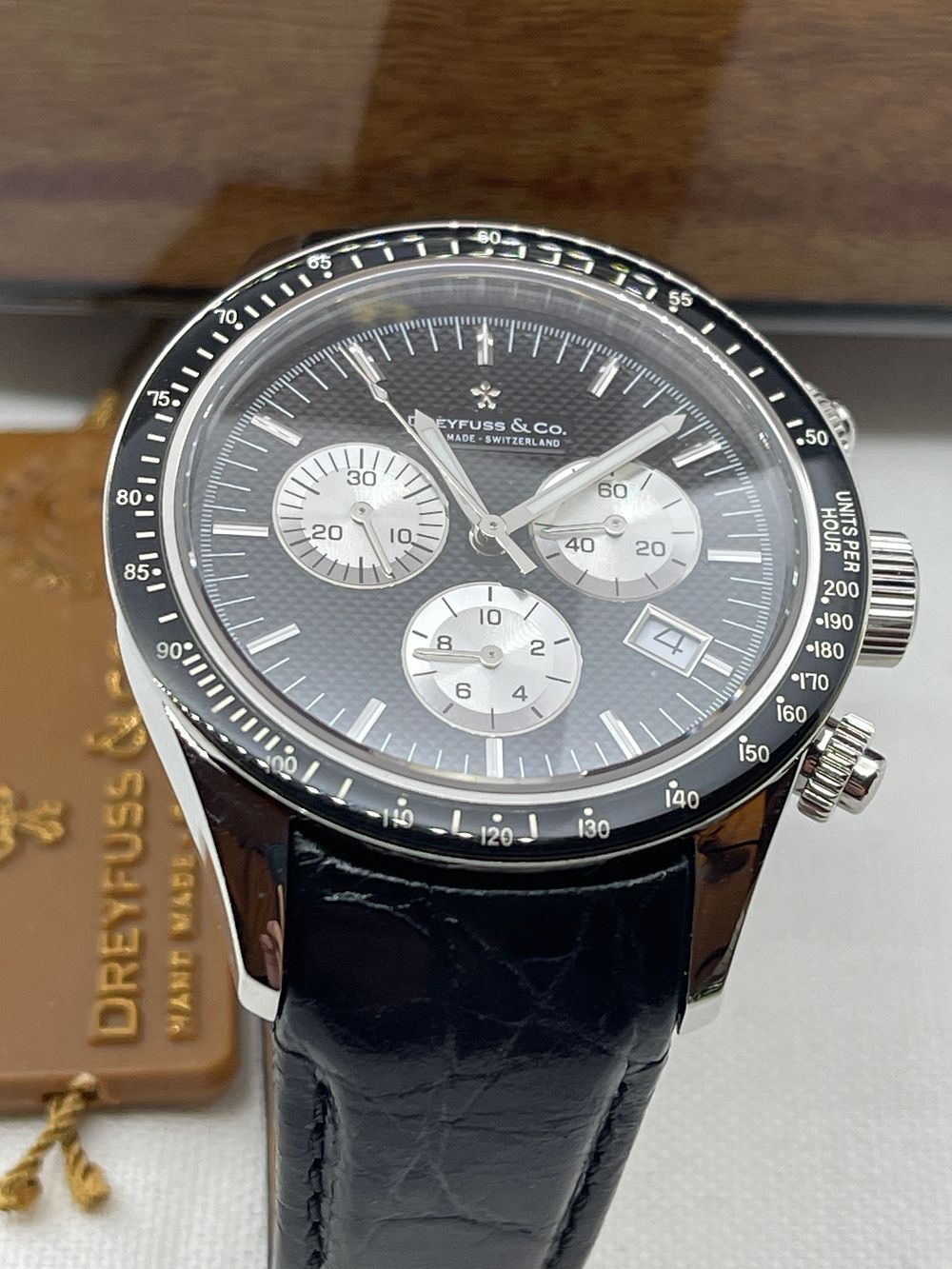 Lot 234: Dreyfuss & Co mens chronograph quartz watch, new with 2 year manufacturer warranty RRP £650