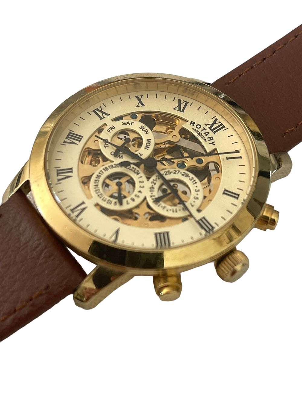 Lot 283: Rotary Mens automatic chronograph watch