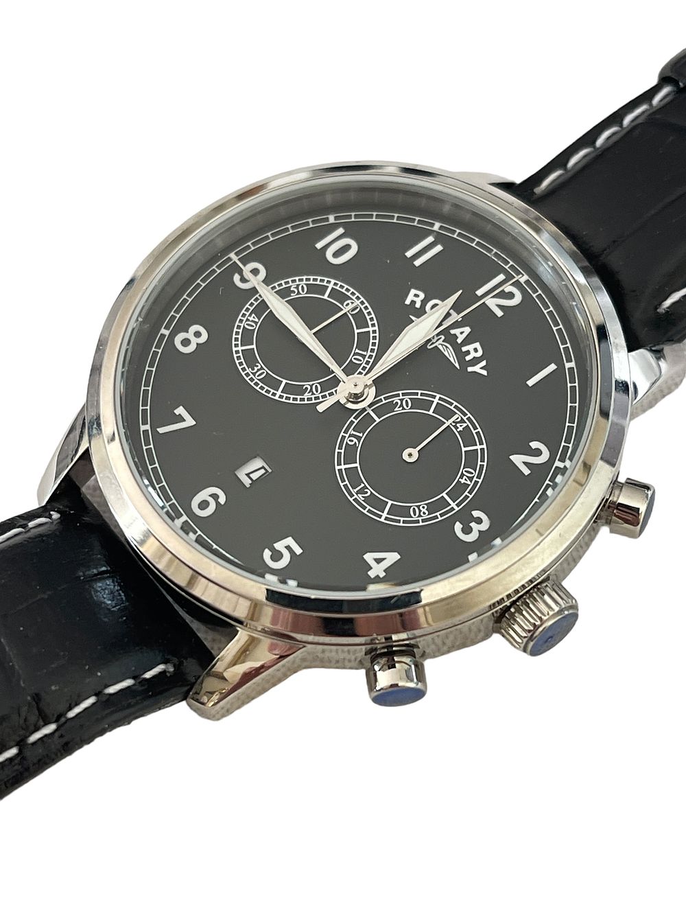 Lot 286: Rotary chronograph men’s watch RRP £195. Comes with box and warranty