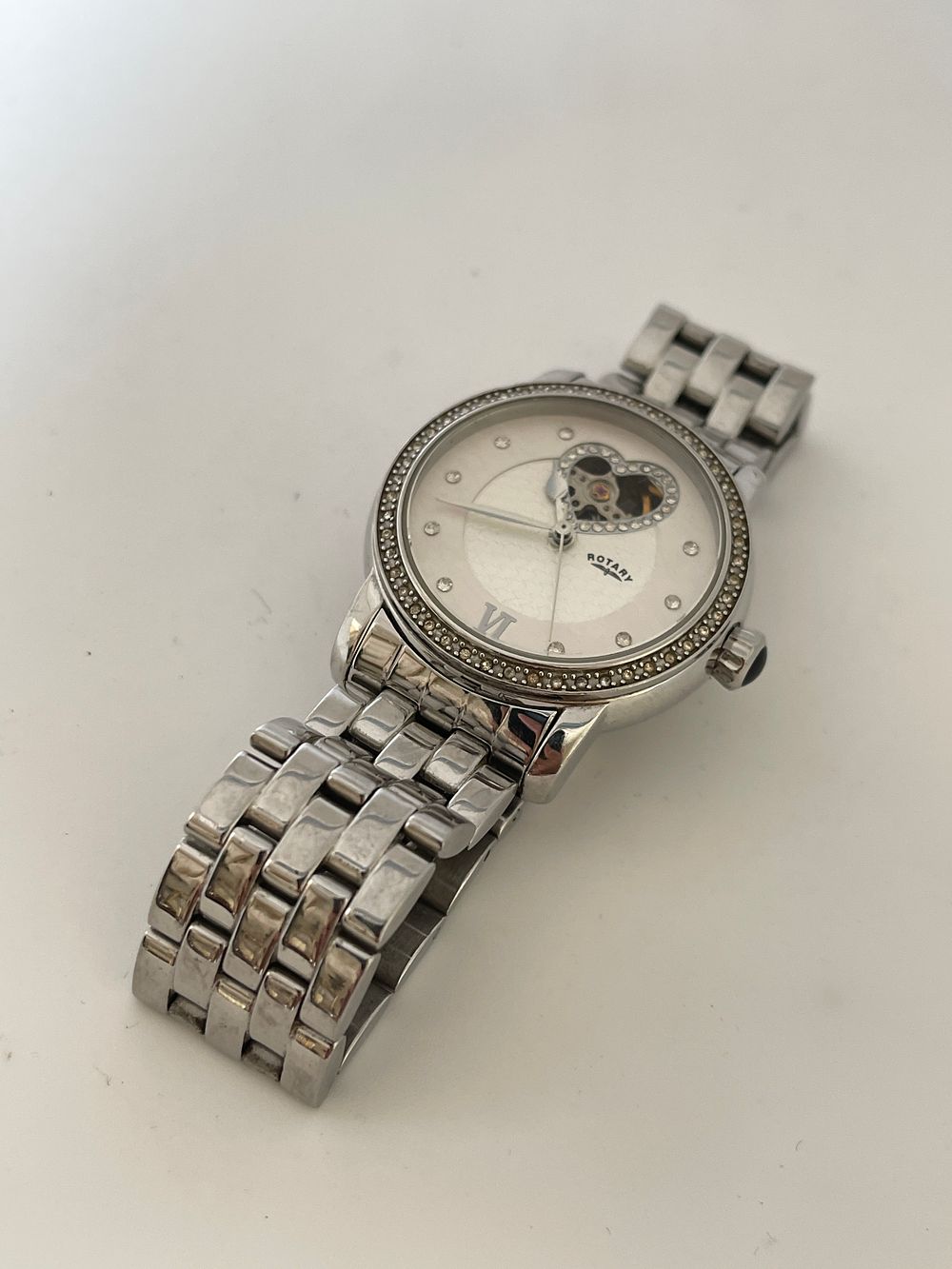 Lot 324: Rotary ladies automatic watch return from a main agent test working