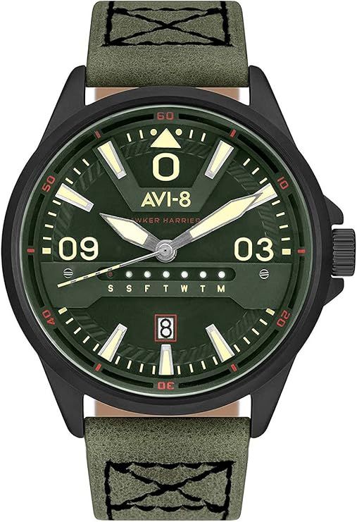 Lot 334: AVI-8 AV-4063-04 Men's Khaki Watch
