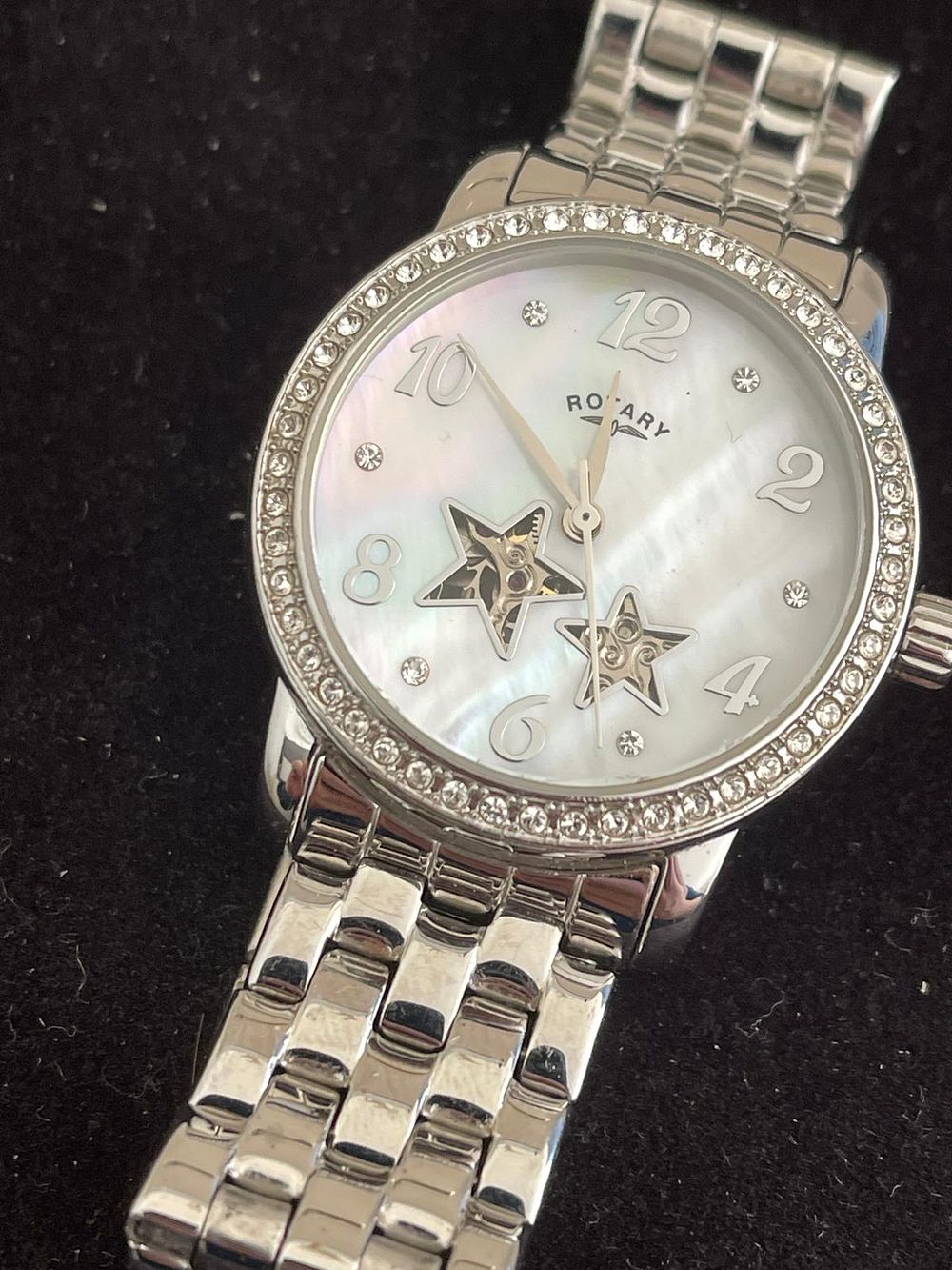 Lot 346: Rotary ladies automatic watch stainless steel