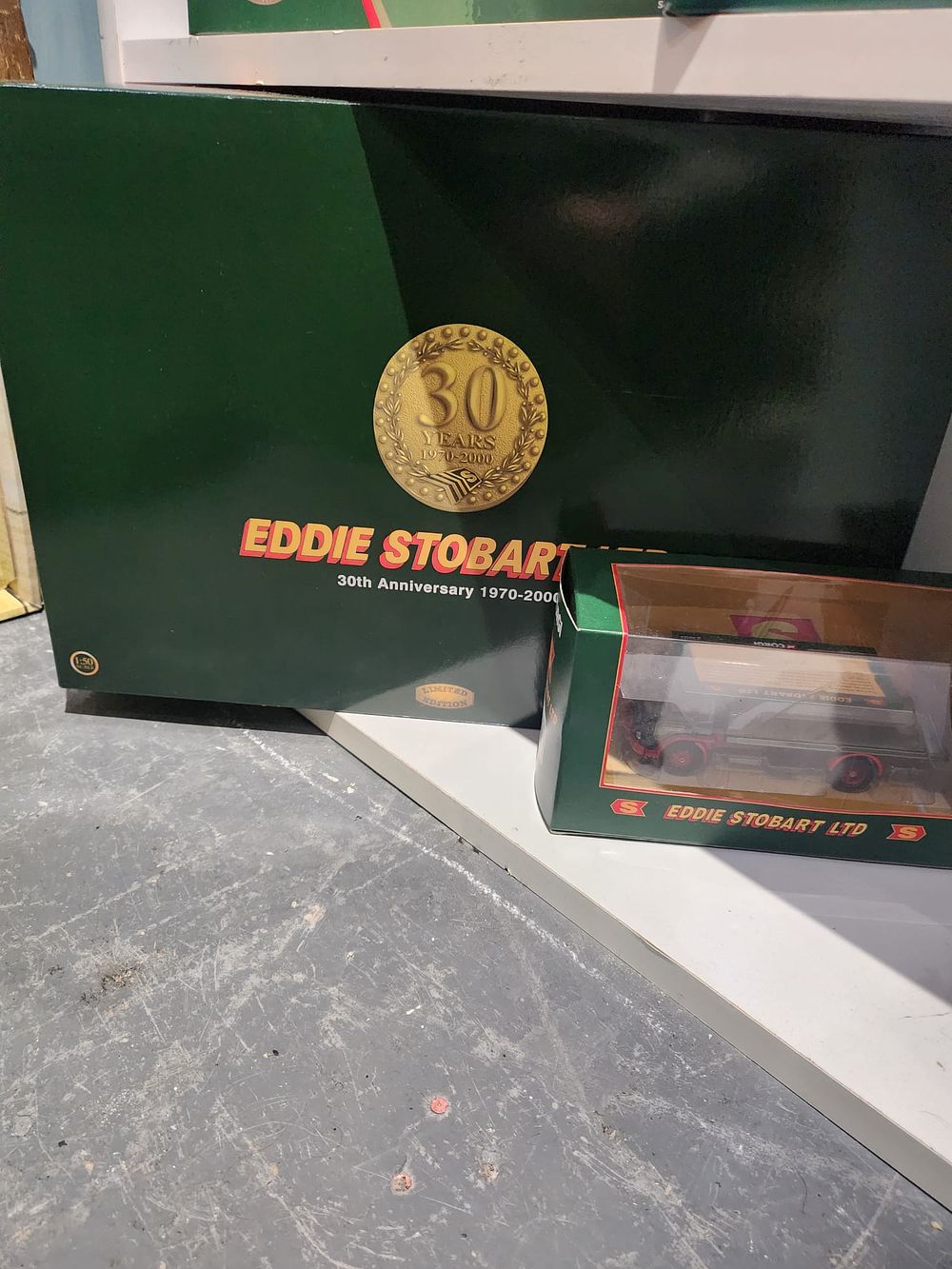 Lot 357: 108 items of eddie stobart lorry's and vans and cars..