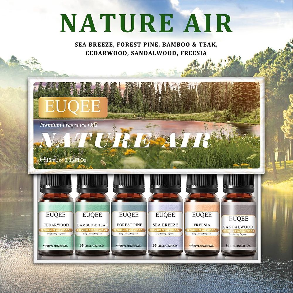 Lot 170: ragrance oil series contains 6 10ml/0.33oz bottles of aromatherapy essential oils, 100 boxes mixed