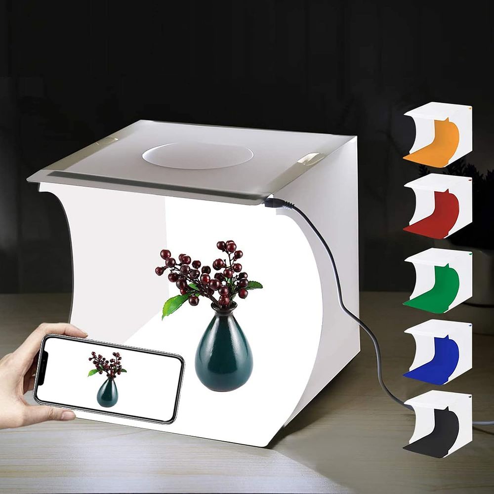 Lot 203: Mini Photo Studio Box, PULUZ 20cm Portable Photography Shooting light Tent Kit