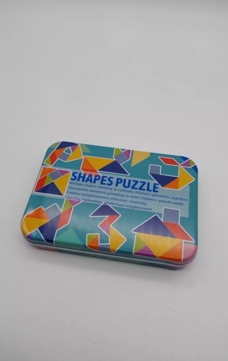 Lot 296: Enhance your child's learning and development with this interactive wooden shape puzzle.