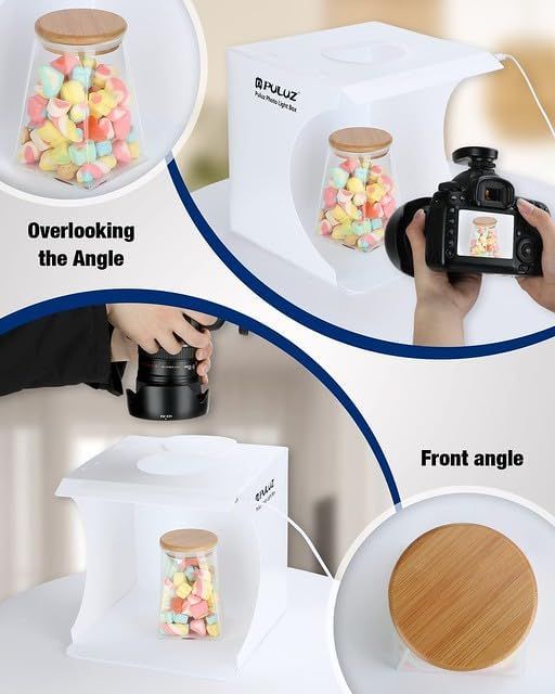 Lot 167: Mini Photo Studio Box, PULUZ 20cm Portable Photography Shooting light Tent Kit