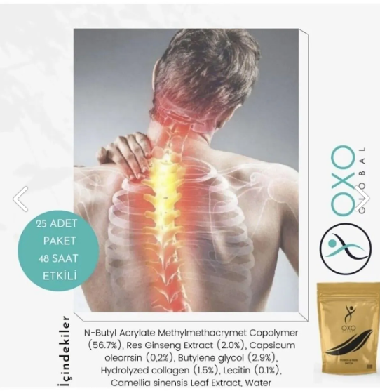 Lot 394: Oxo Global Power Pain Patch Pain Band 25 Pack