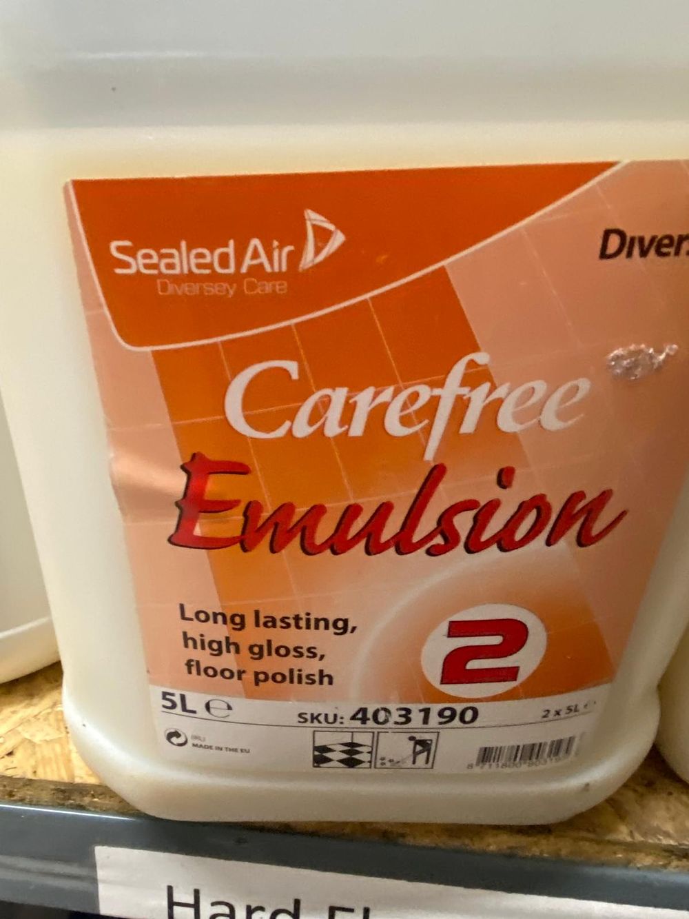 Lot 15: Carefree Emulsion Polish 4 x 5 ltr MPN 403190 Product Code: 2010