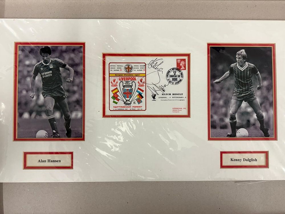 Lot 24: A fantastic piece of history celebrating the Road to the European Cup Final "78" won by Liverpool FC