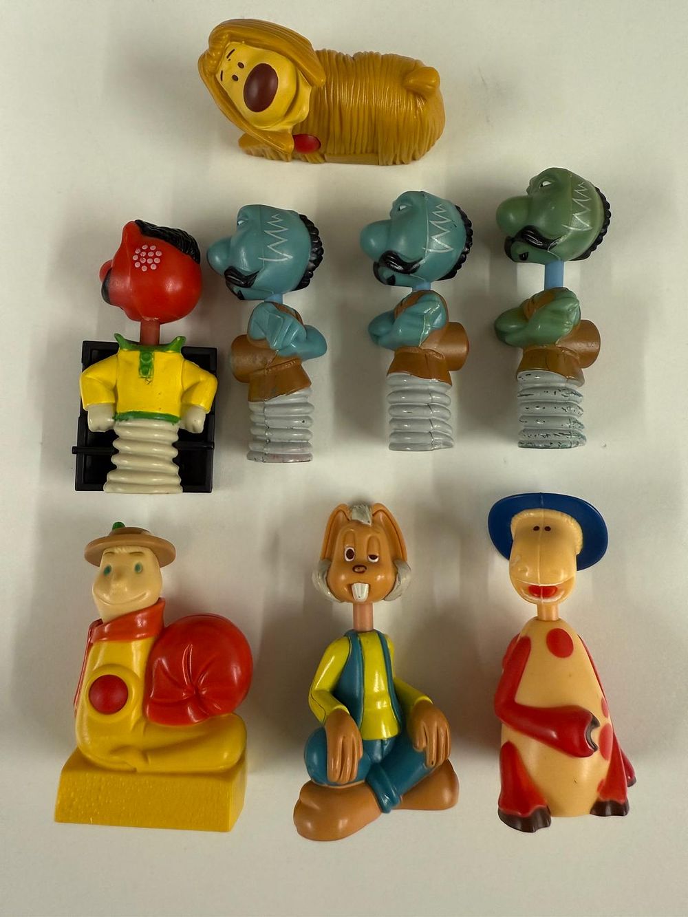 Lot 25: 2005 Kellogg's Magic Roundabout Swivel Head Pencil Toppers Complete Set
