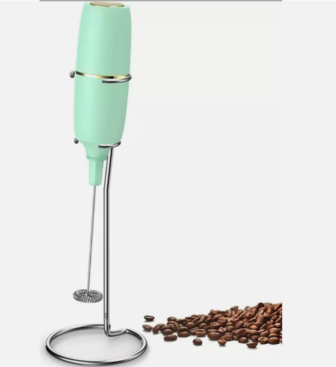 Lot 265: Elevate your coffee game with this high-quality HadinEEon Handheld Milk Frother