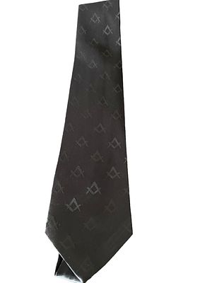 Masonic Tie New Black. Masonic tie Black