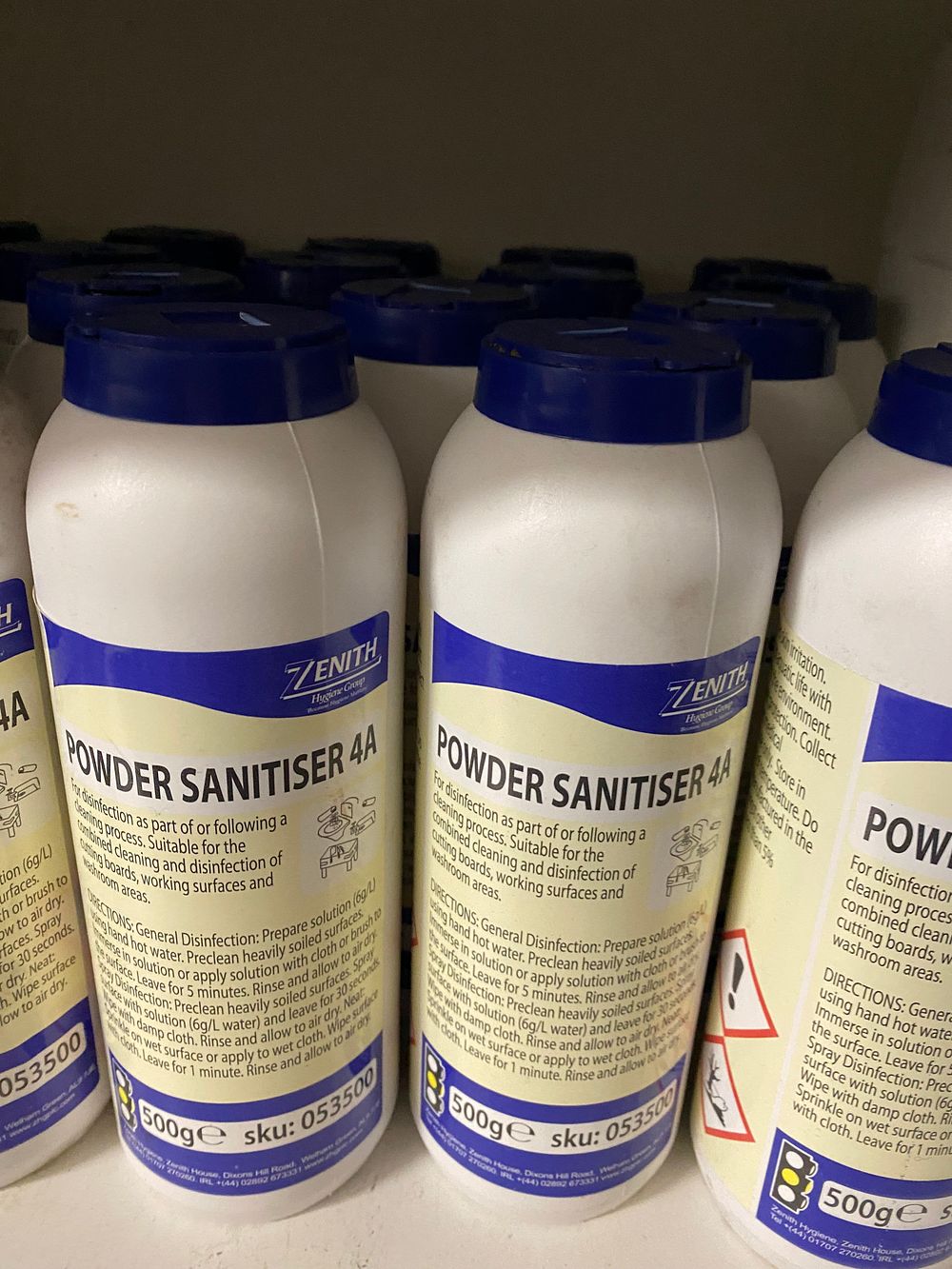 Lot 48: Zenith Powder Sanitiser 4A brand new
