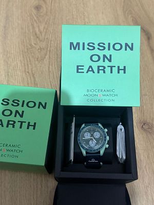 Moon Phase watch chronograph mens watch brakrunptstock with box papers ect working never used