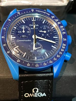 Moon Phase watch chronograph mens watch brakrunptstock with box papers ect working never used