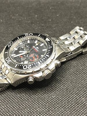 Rotary working Quartz Watch chronograph diver watch