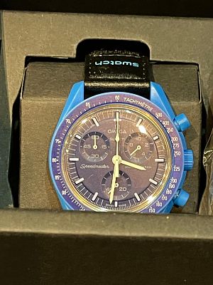 Moon Phase watch chronograph mens watch brakrunptstock with box papers ect working never used