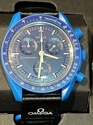 Moon Phase watch chronograph mens watch brakrunptstock with box papers ect working never used