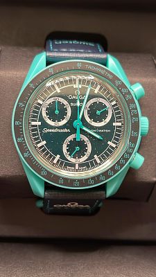 Moon Phase watch chronograph mens watch brakrunptstock with box papers ect working never used
