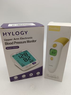 Set 1 x blood pressure monitor 1 x thermometer bankrupt stock or return.Cocobear Infrared Fever 