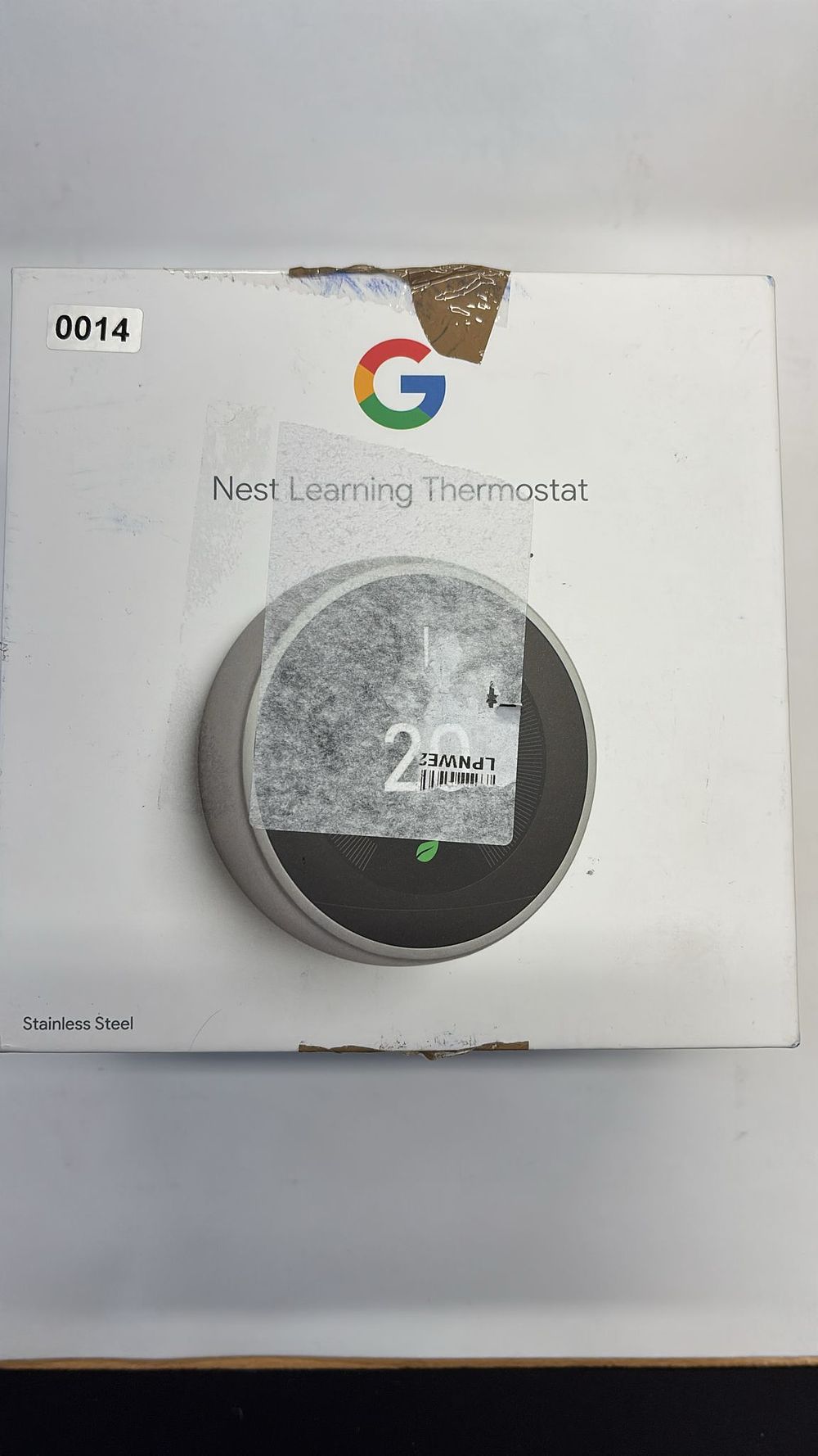 Lot 286: Lot 14- Google nest learning thermostat 3rd gen