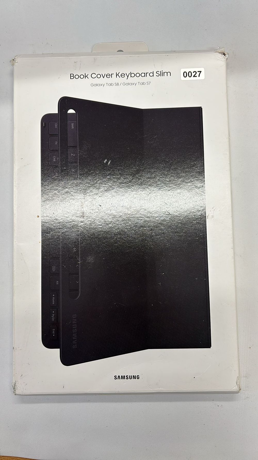 Lot 299: Lot 27- SAMSUNG book cover keyboard slim galaxy...