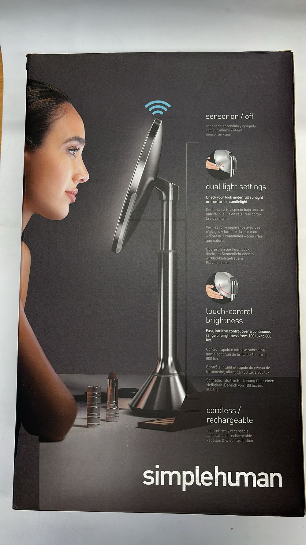 Lot 339: Lot 69 - Simplehuman sensor mirror