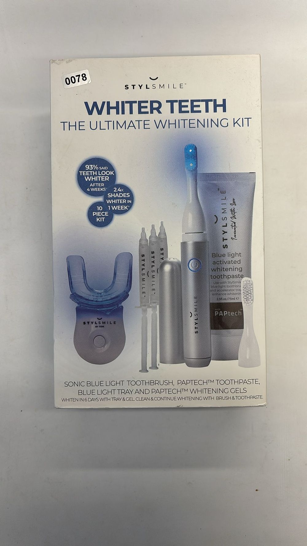 Lot 348: Lot 78 - Stylsmile whitening kit