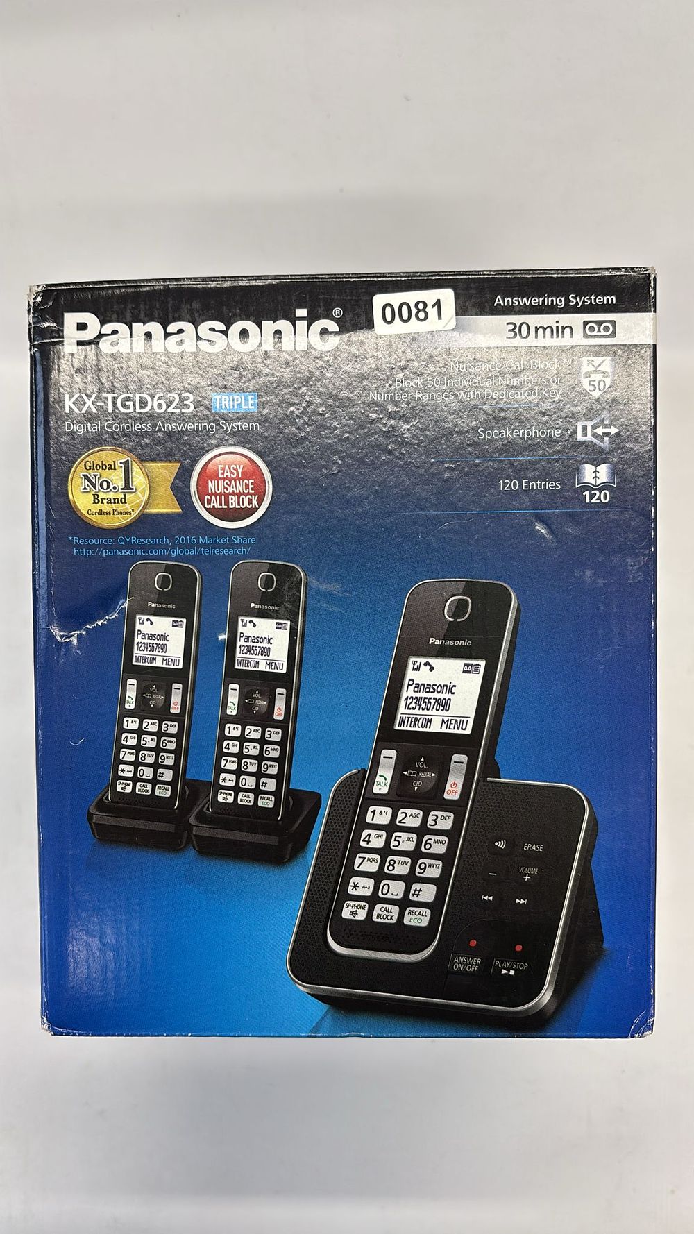 Lot 351: Lot 81 - Panasonic cordless answering system