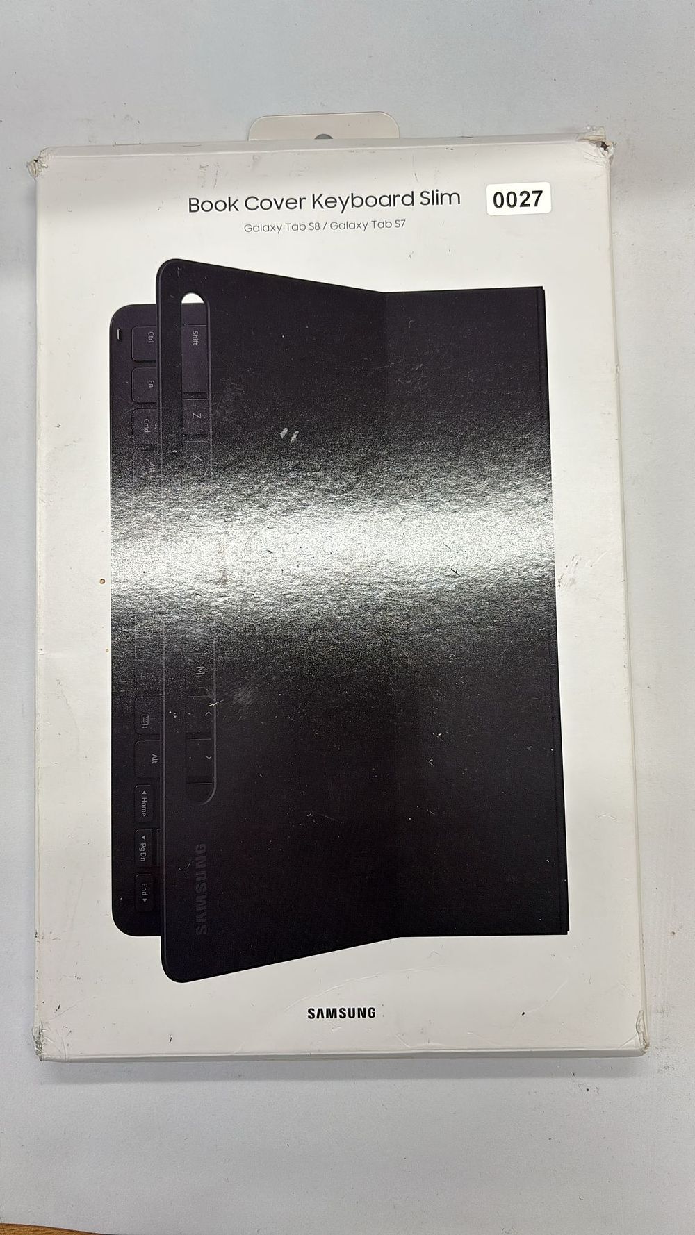 Lot 299: Lot 27- SAMSUNG book cover keyboard slim galaxy...