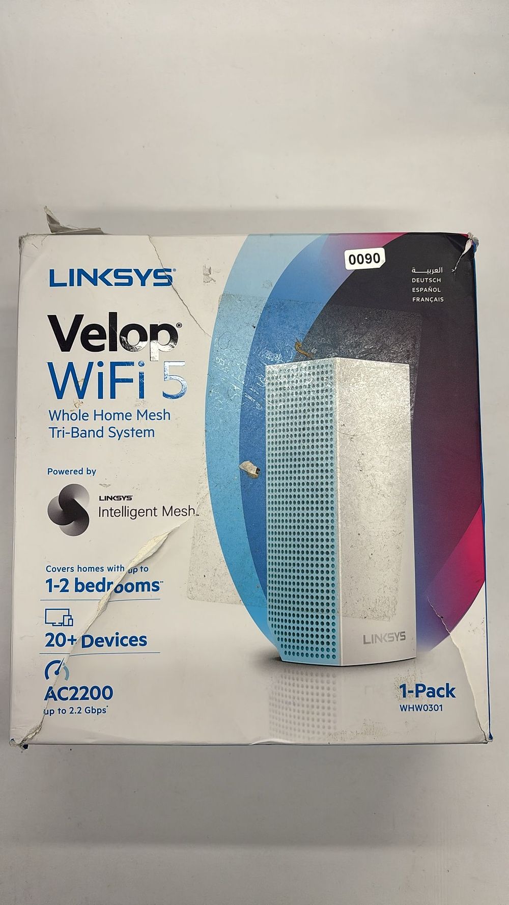 Lot 361: Lot 90 - Linksys WiFi 5 Hime mesh...