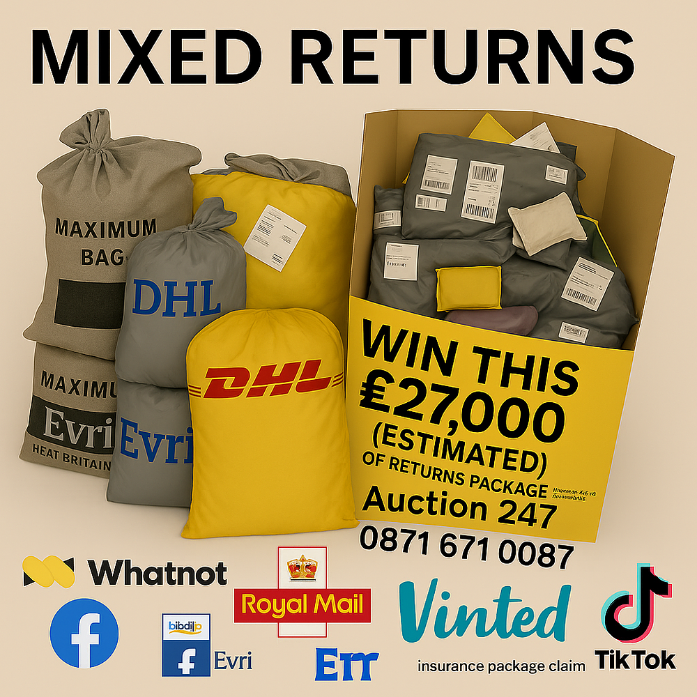 🎁 WIN a Mystery Returns Parcel – RRP Claim: £27,000! 🎁 Competition Terms &amp; Conditions.No 