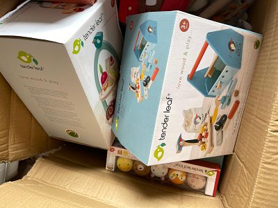 Small Mystery Box – Assorted ThreadBear Toys & Nursery Items Retail Value Approx. £250. Small 