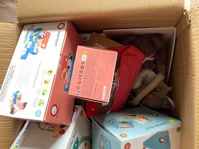 Small Mystery Box – Assorted ThreadBear Toys & Nursery Items Retail Value Approx. £250. Small