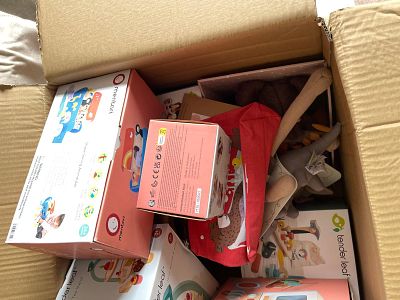 Medium Mystery Box – Assorted ThreadBear Toys & Nursery Items Retail Value Approx. £450. Medium