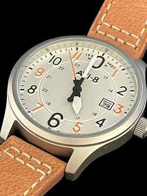 ⌚ AVI-8 Men’s 43mm Hawker Hurricane Altimeter Watch – White Dial | AV-4053-01 | Quartz | New |