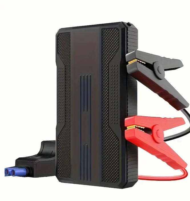 Lot 152: Car Jump Starter – Portable Power Pack with Smart Clips & Flashlight