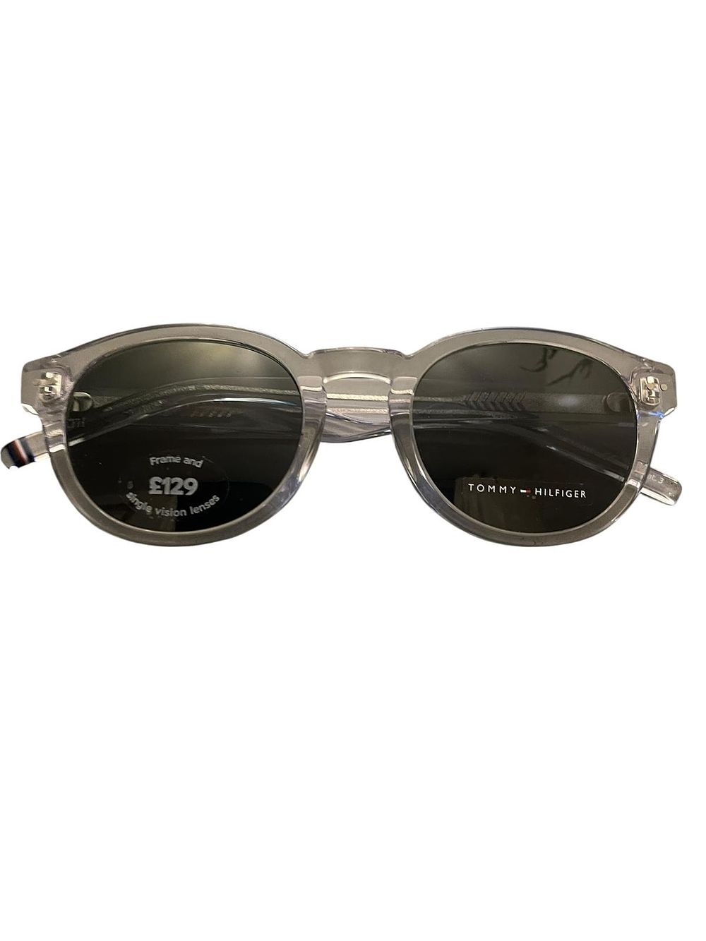 Lot 173: Tommy Hilfiger Sunglasses – Transparent Frame – Display Model