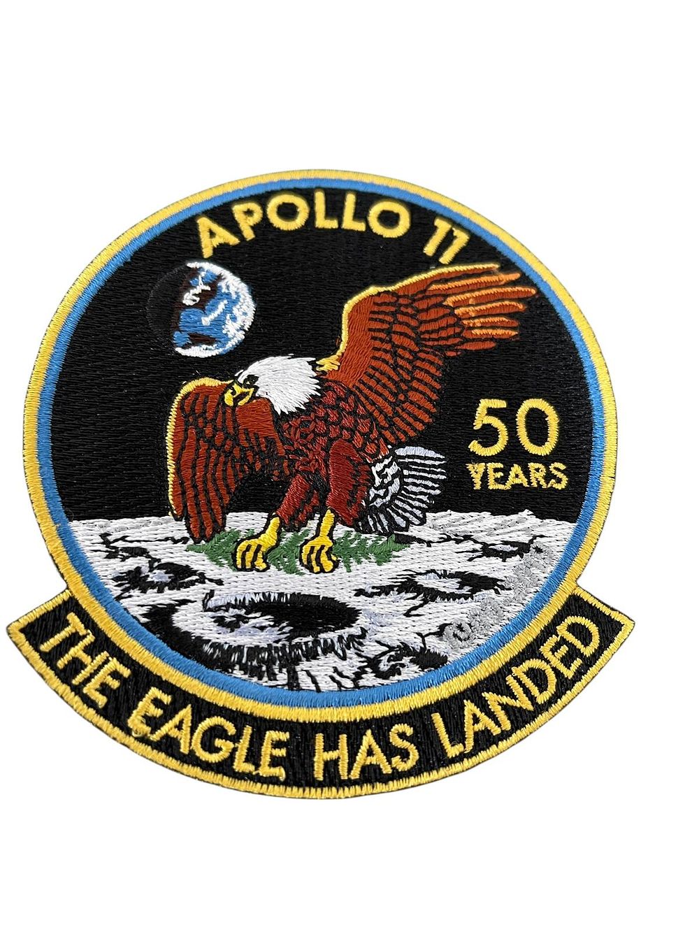 Lot 186: Apollo 11 – 50 Years Commemorative Embroidered Patch